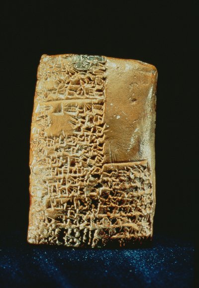 Cuneiform Tablet by Sumerian